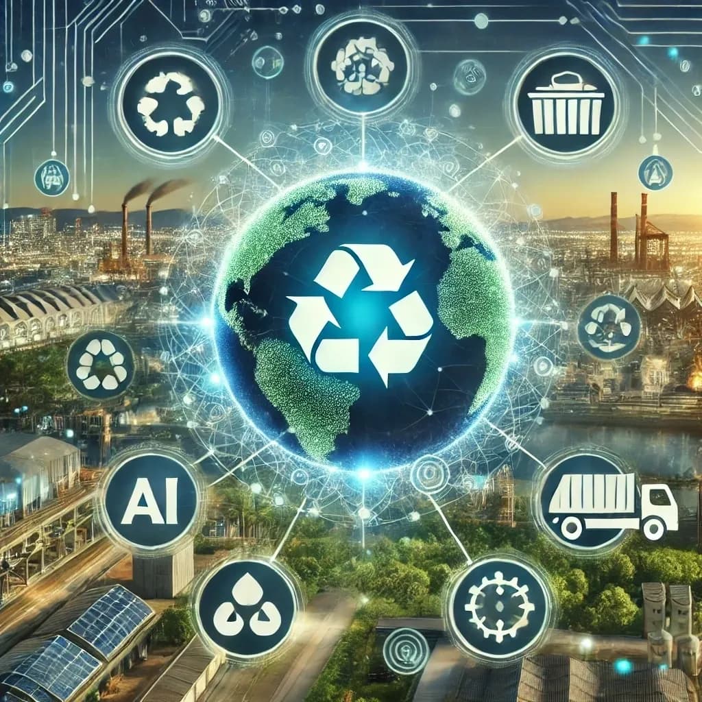 AI for Circular Manufacturing: Waste Reduction, Recycling & Waste-to-Energy