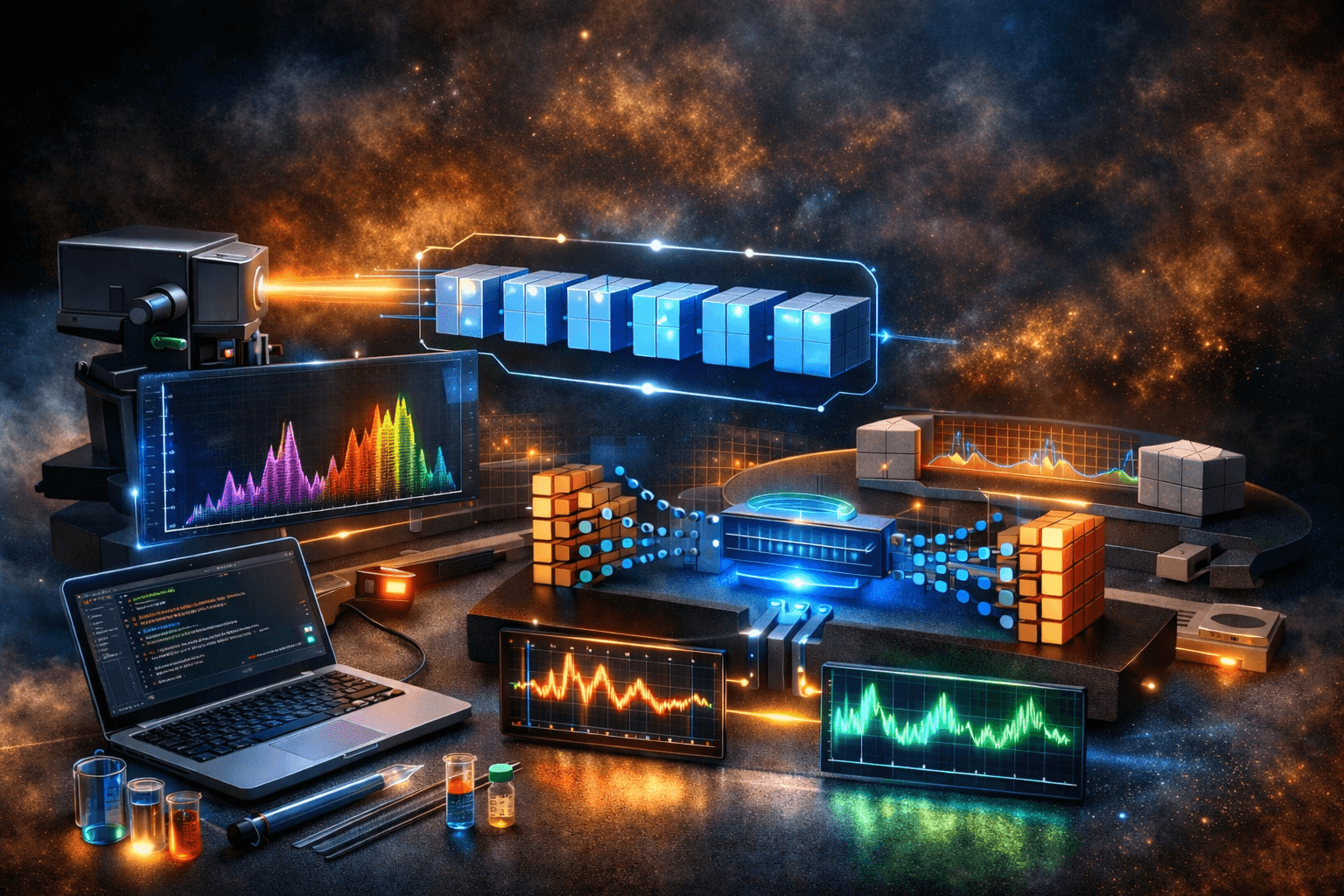 Smart Sensors: 1D-CNNs and Signal Processing for Spectroscopy